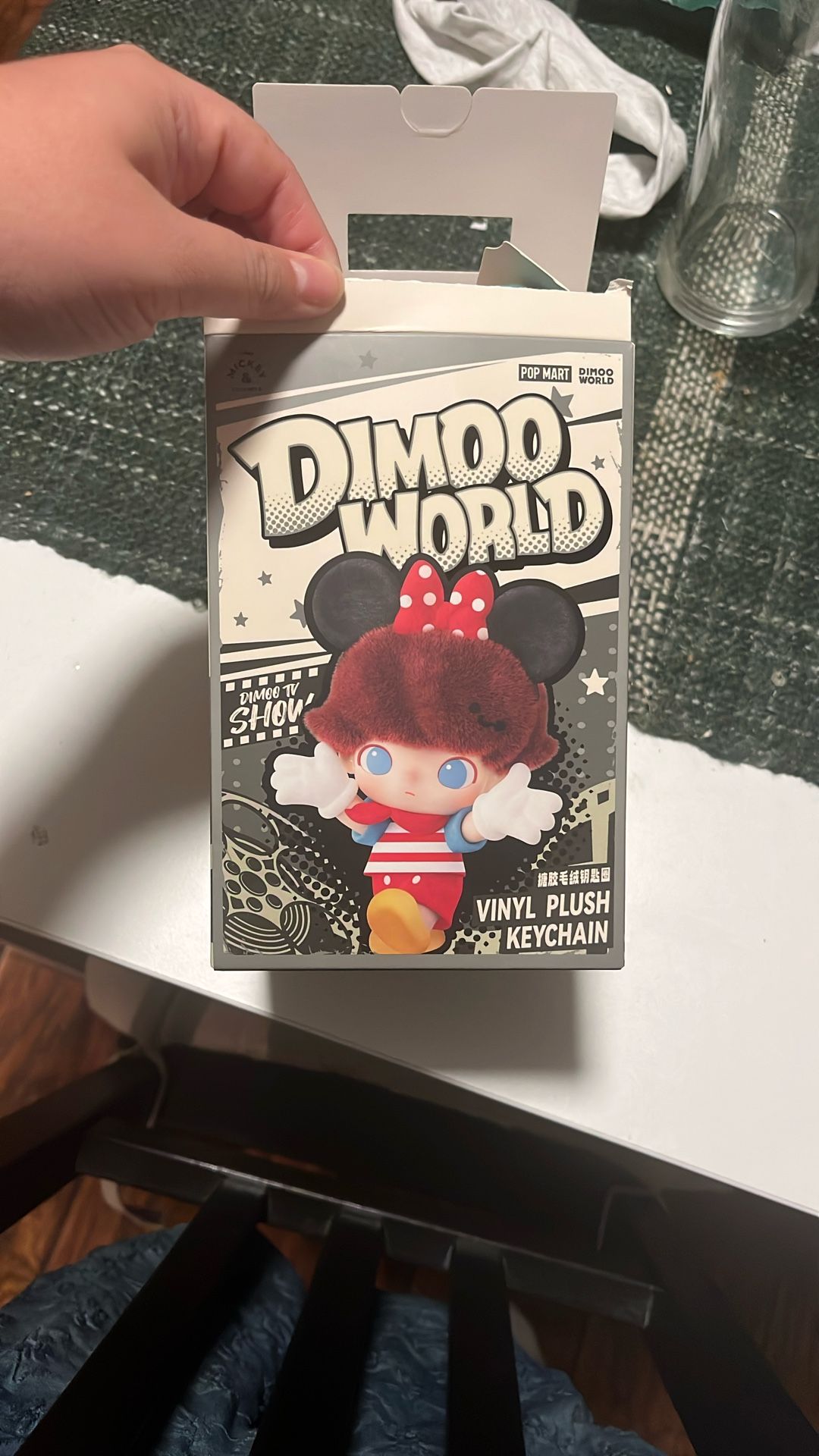 POPMART Dimoo X Disney Plush Keychain - Goofy’s Prank