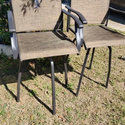 2 Sillas De Barra De Patio 30 Cada Una