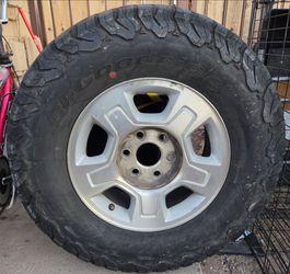 Goodrich Tires and Chevy Rims set/4