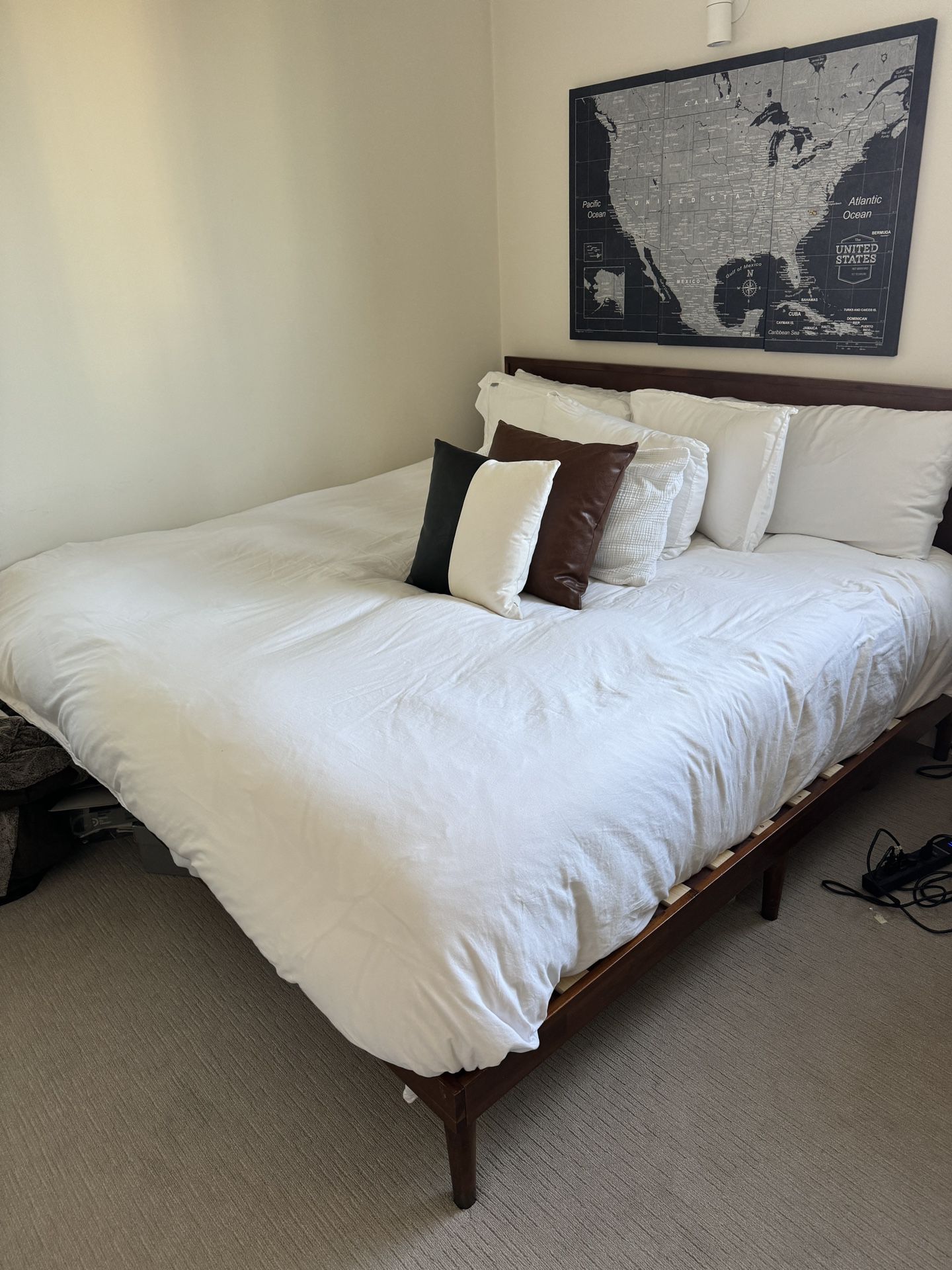 King Bed And Mattress For Sale 