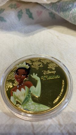 Disney Tiana 1oz Clad Silver and Gold Coin 2017