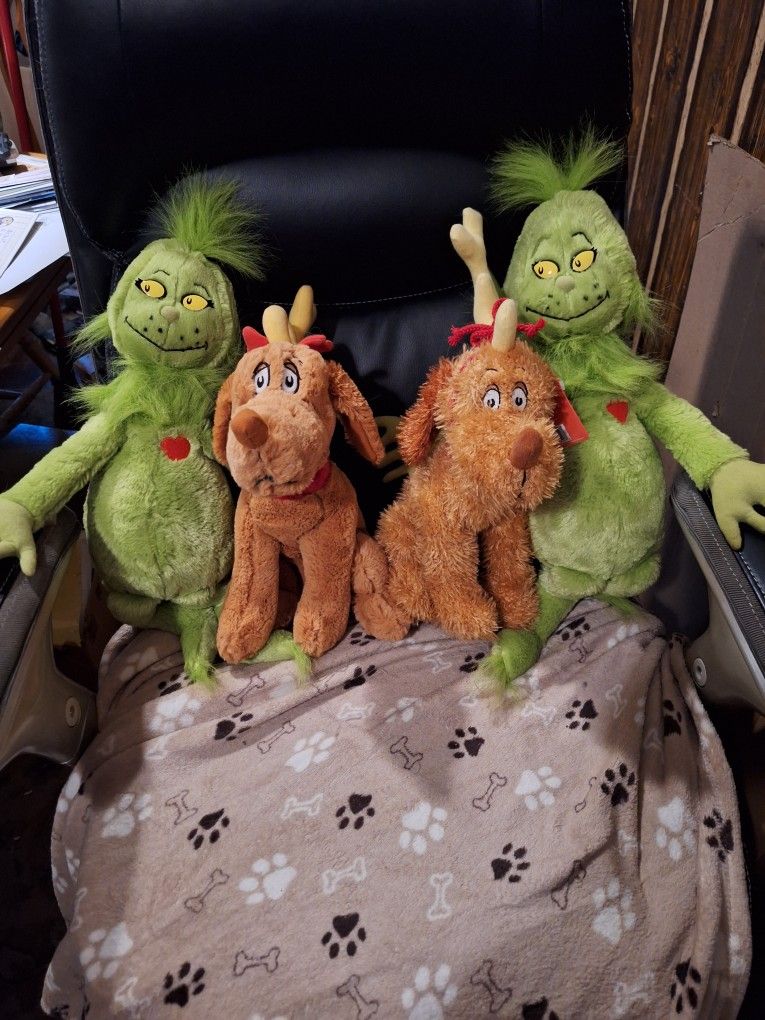 Grinch & Max Plush