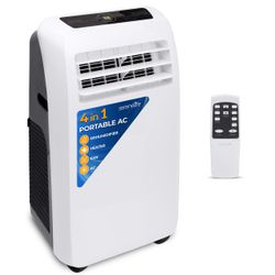 SereneaLife Portable Air Conditioner 12000 BTU With Built In Dehumidifier - Up To 550 Sq Ft - Window Kit And Remote Control!
