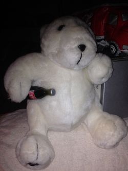 Coca-cola bear with soda
