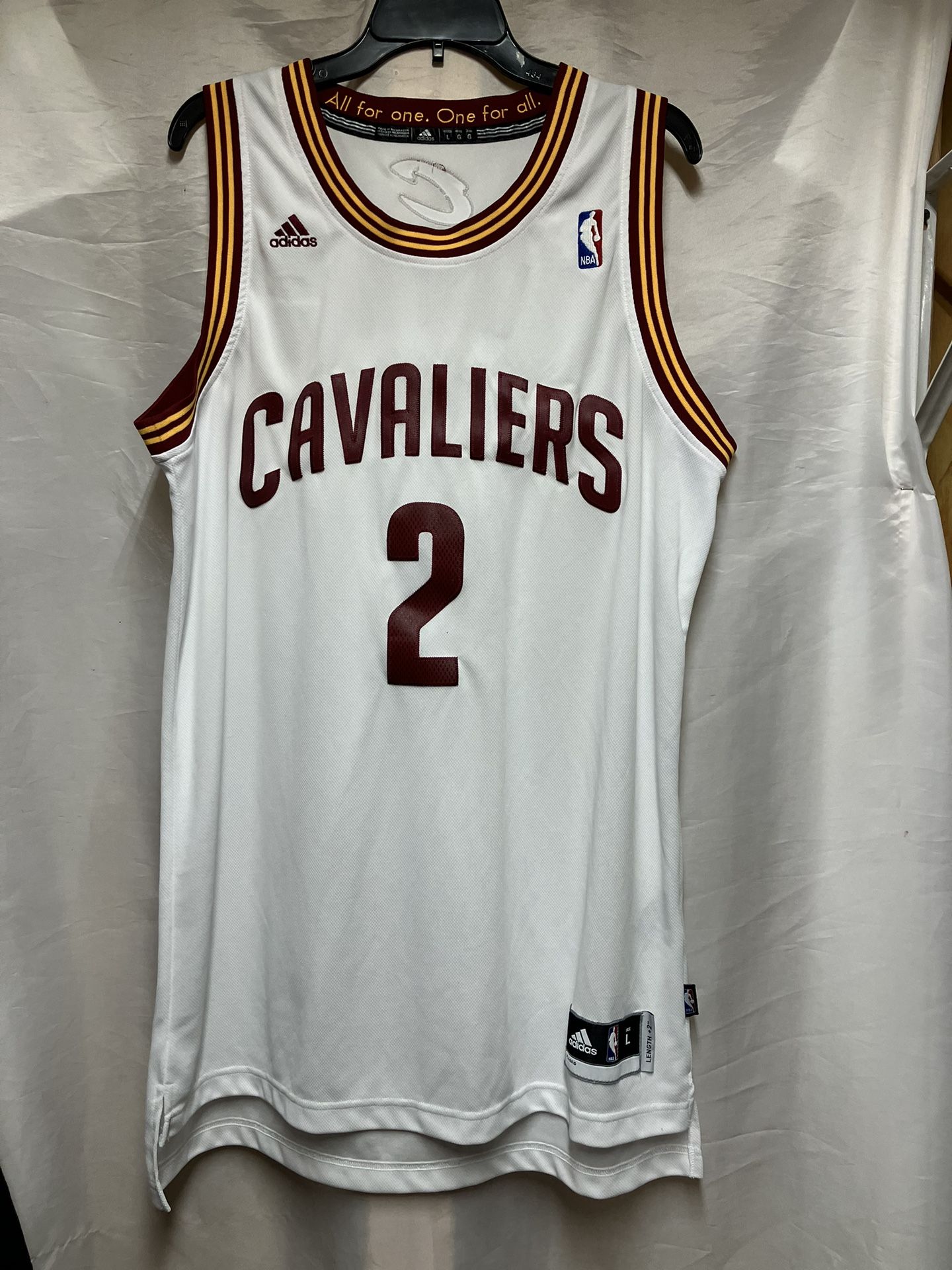 NBA Cleveland Cavaliers #2 Kyrie Irving Adidas Embroidered