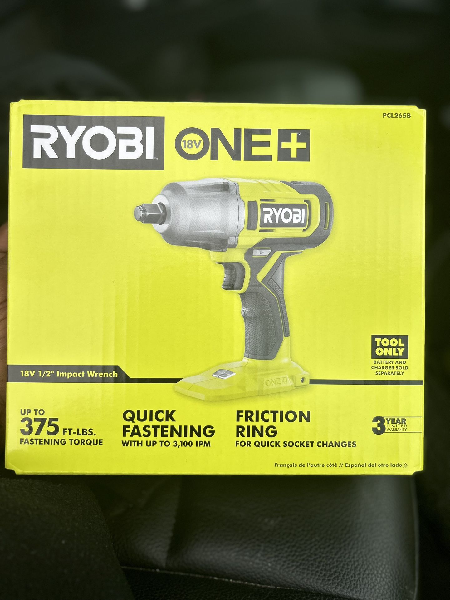 RYOBI - 1/2” impact Wrench