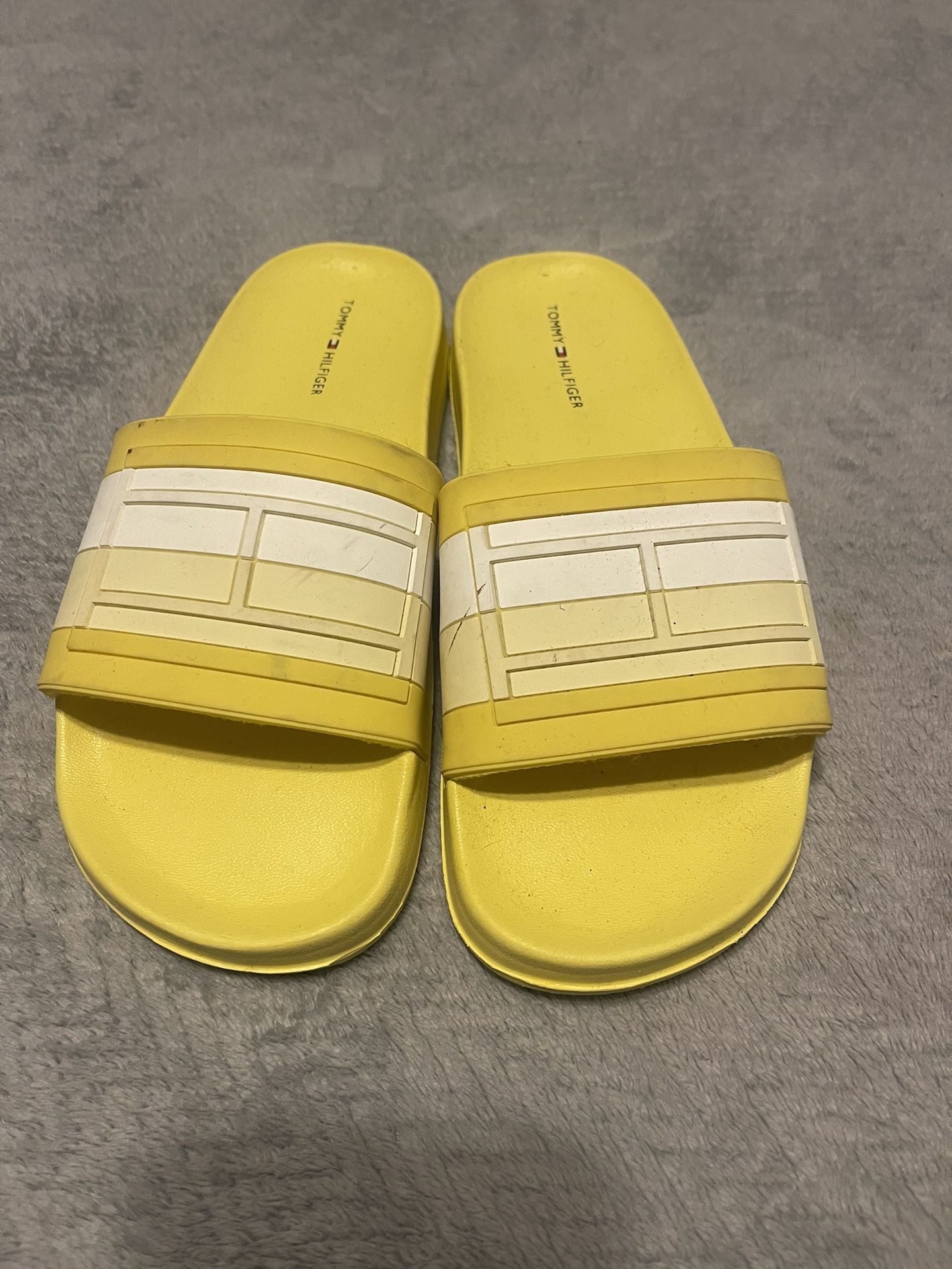Tommy Hilfiger Brand New Yellow Slides