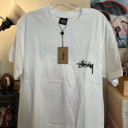 White Stussy Shirt Size S,M,L,XL Brand New With Tag And Bag