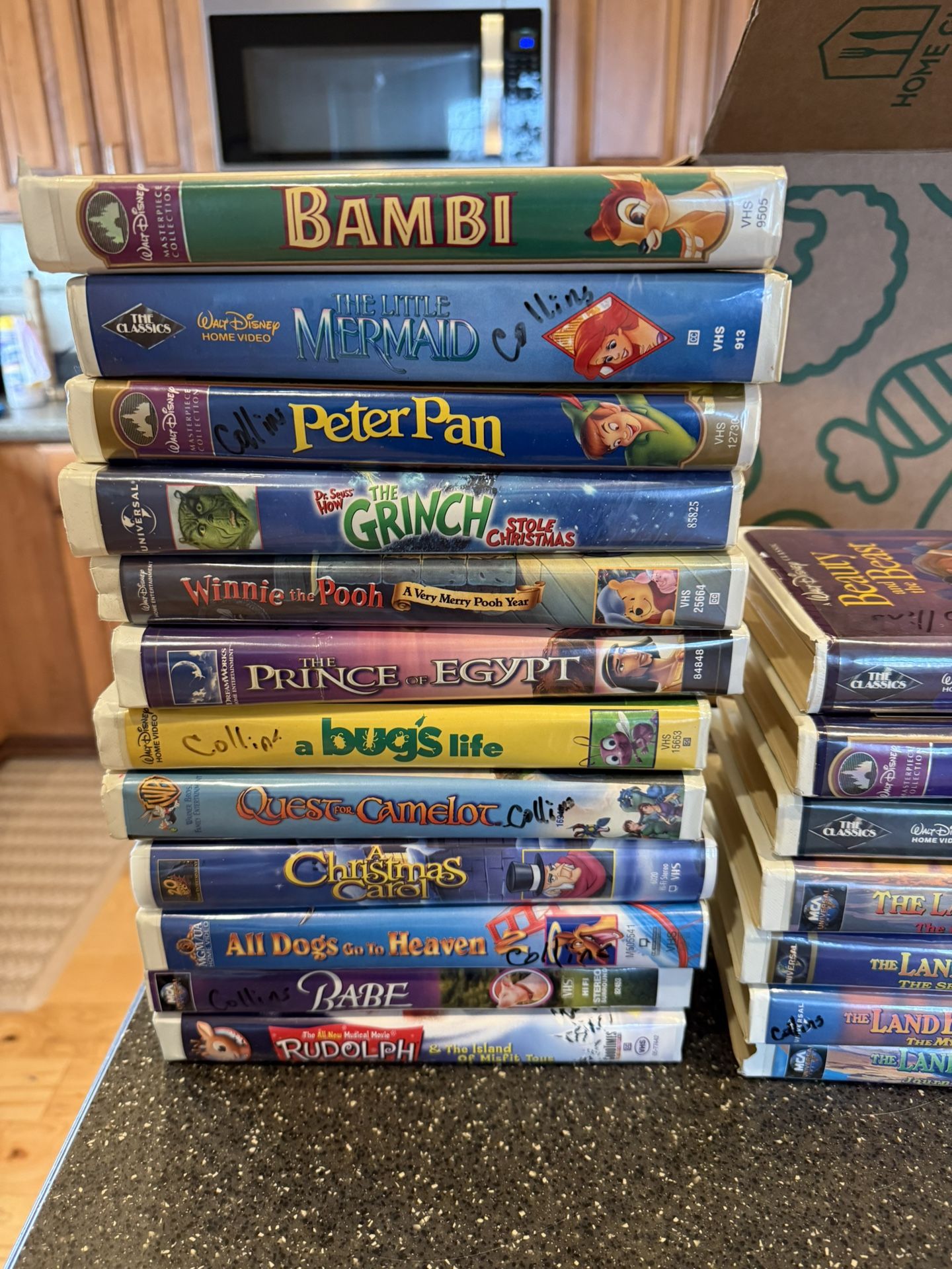 VCR Tapes - Many Disney Or universal 