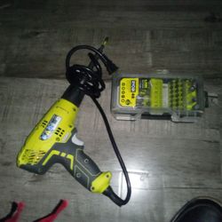 Cord Ryobi Drill With Attachments