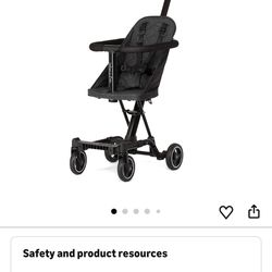 Brand New Assembled Dom Baby Coaster Lightweight Black Stroller 