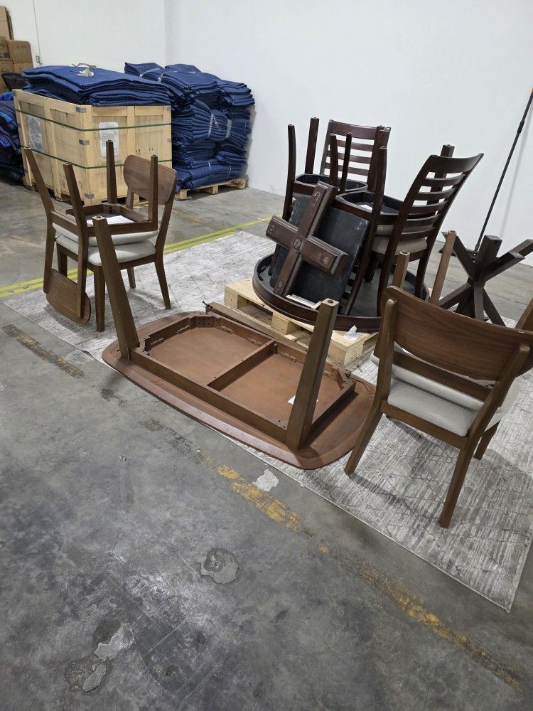 2 Dining Tables With Chairs, Kitchen Table Sets