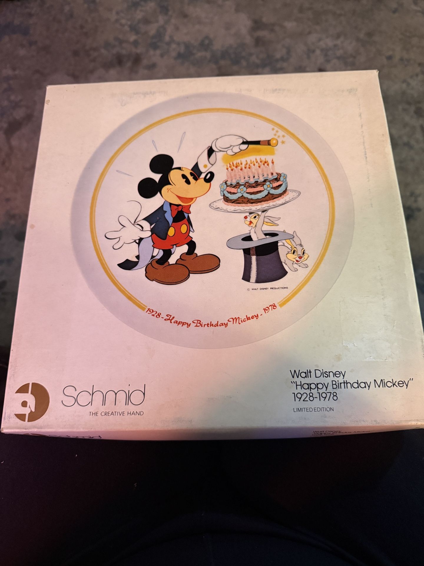 Disney Mickey Mouse Plate 