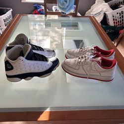 Jordan 13 & Air Force 1 / Sz 9 / Used 