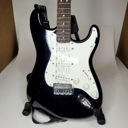 Fender Electric Guitar Starcaster w/ Stand & Strap