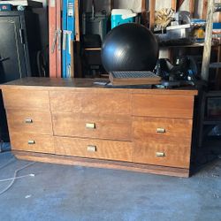 Mid Century Walnut Dresser 