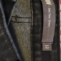 Levis black skinny jeans size 12