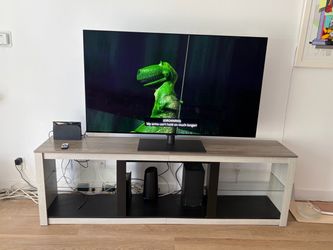 70inch tv console with LED lights