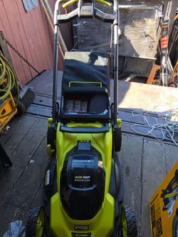 Ryobi 40V HP Brushless 20" Push Lawn Mower. TOOL-ONLY