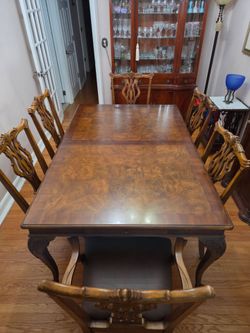 Bombay Oak Dining Table & Chairs