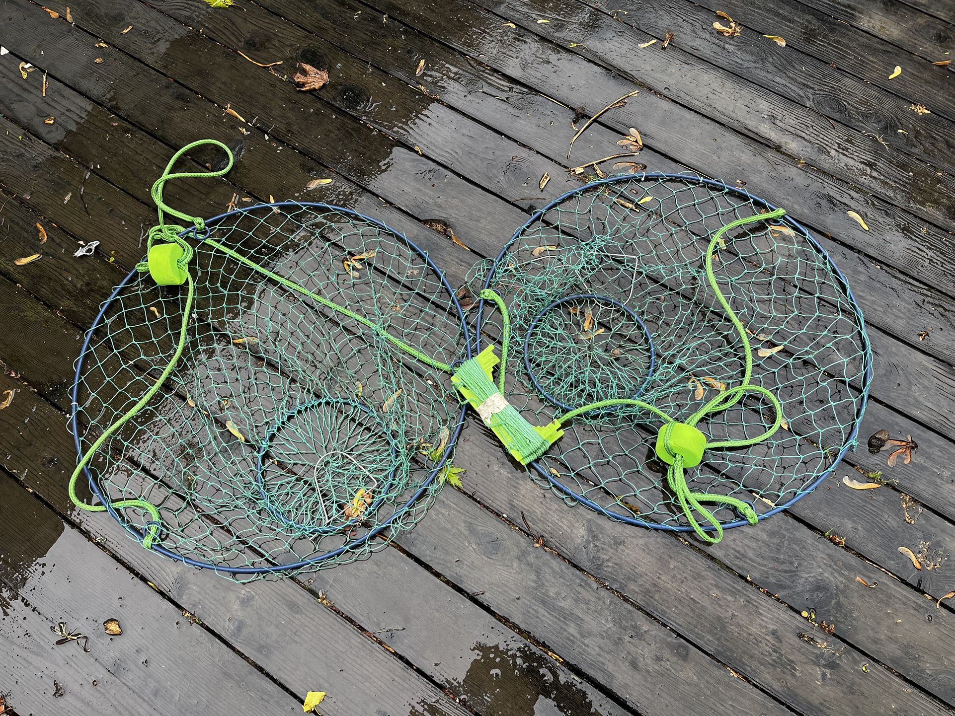 Two Crabbing nets
