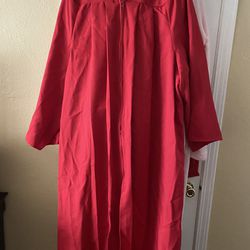 Red Graduation/ Confirmation Gown 