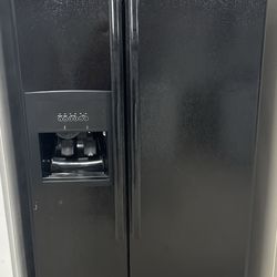Whirlpool Black Side by Side Fridge