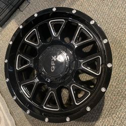 GFX tm-5 glass black milled 5-lug wheel read description 