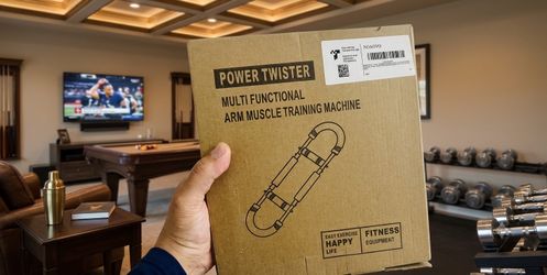 New NOAOVO Power Twister Arm & Chest Exerciser – Adjustable Resistance