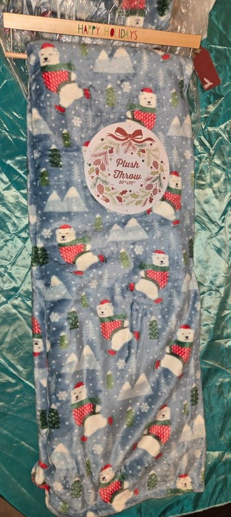 Christmas Plush Throw Blanket