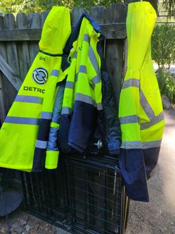Three extra large work jackets/coat s