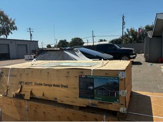 Metal portable building