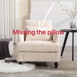 Assembled New Accent Chairs for Living Room Upholstered Chair with Extra Deep Seat Cushion