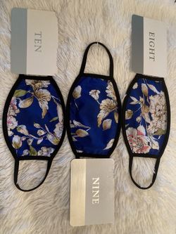 Floral face masks