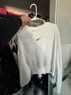 White Oversized Nike Sweatshirt size XL