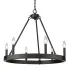 New Round Black Chandelier Light Fixture nf-9104/1