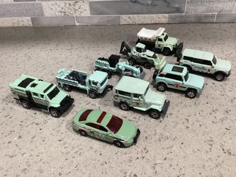 Lot Of 9 Matchbox Diecast National Parks Rangers Fire Dept. Cars (VALENCIA) $40