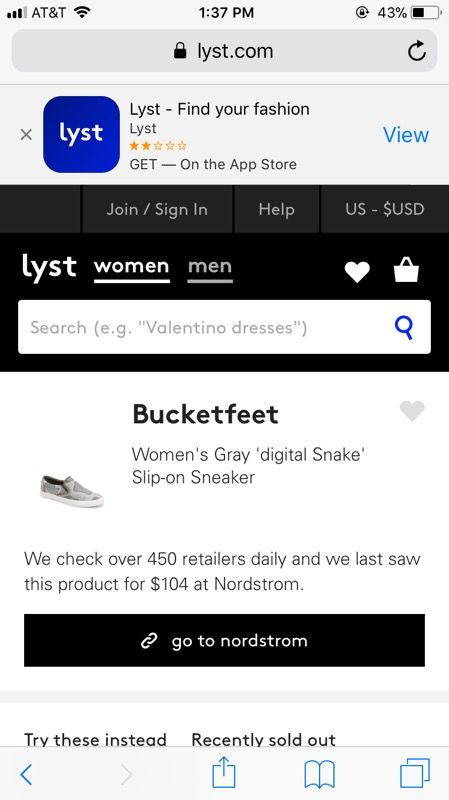 size 8.5 Bucketfeet Grey Charcoal slip-on shoes Women’s
