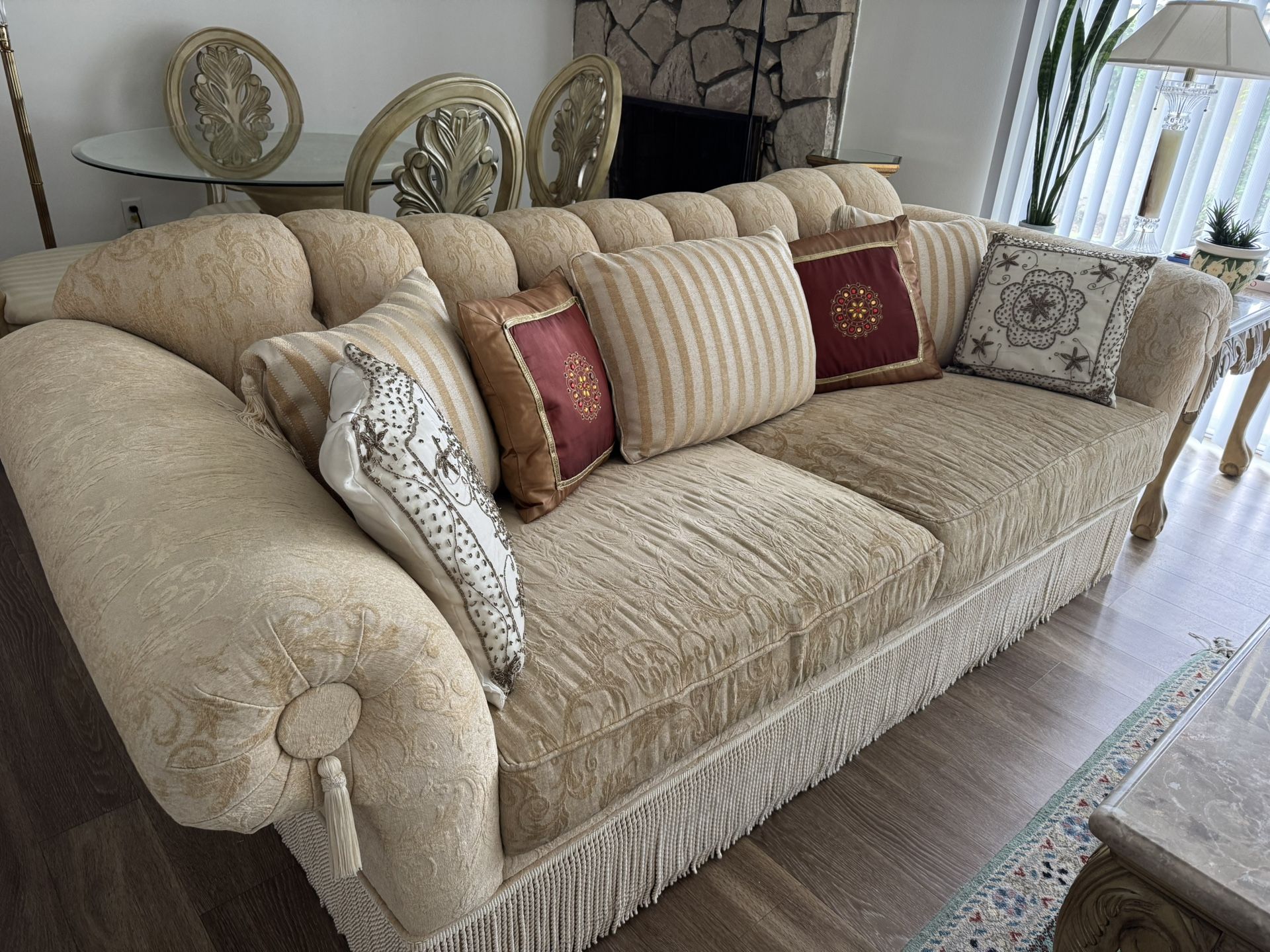 Couch, Coffee Table, Dining Table Set