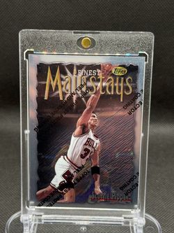 Scottie Pippen Topps Finest Mainstays Basketball Card