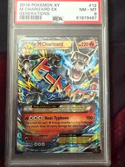 PSA 8 M Charizard EX Generations #12 Pokemon Card
