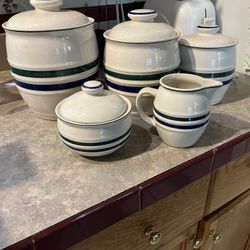 Cannister Set W/sugar & Creamer