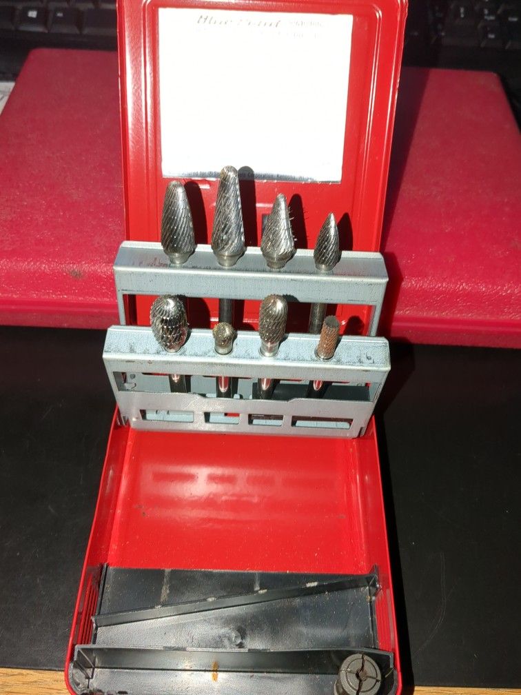 SNAP - ON 8 Piece Solid Carbide Burr Set #VWB800B