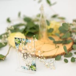 Table number signs