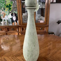 Vintage Italian Style Decanter/Vase/Decor Piece with Ball Cork Stopper  