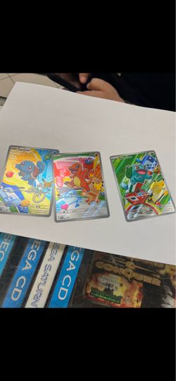 Squirtle bulbasaur charmander first partner+ ( full set) Pikachu surging sparks
