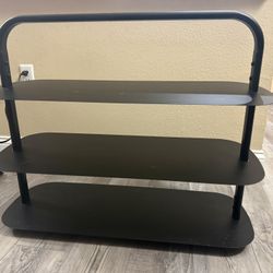 Black Metal Shoe Rack