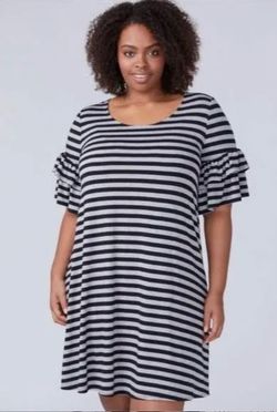 Ruffle Sleeve Dress