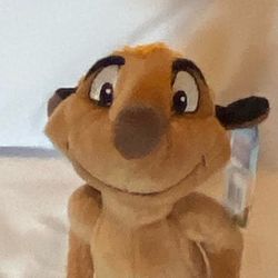 8.5 TIMON LION KING GUARD Disney Disneyana Plush Plushie Lovey Stuffy Animal NWT