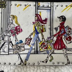 Brighton Downtown Girls Cross Body Pouch, featuring artwork by Tom Clancy. 